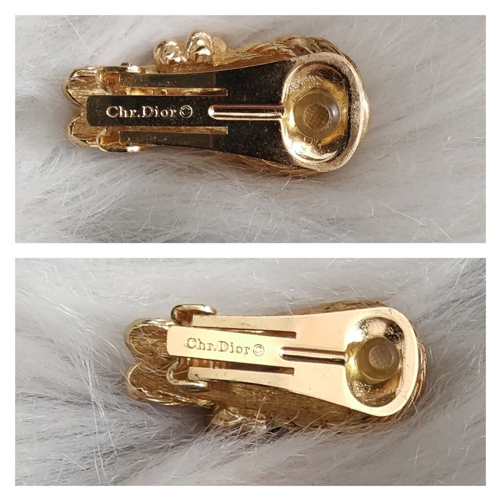 Christian Dior vintage earrings EUC w/COA - Picture 4 of 8